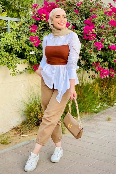 چطور با حفظ حجاب می‌توان تاپ پوشید؟