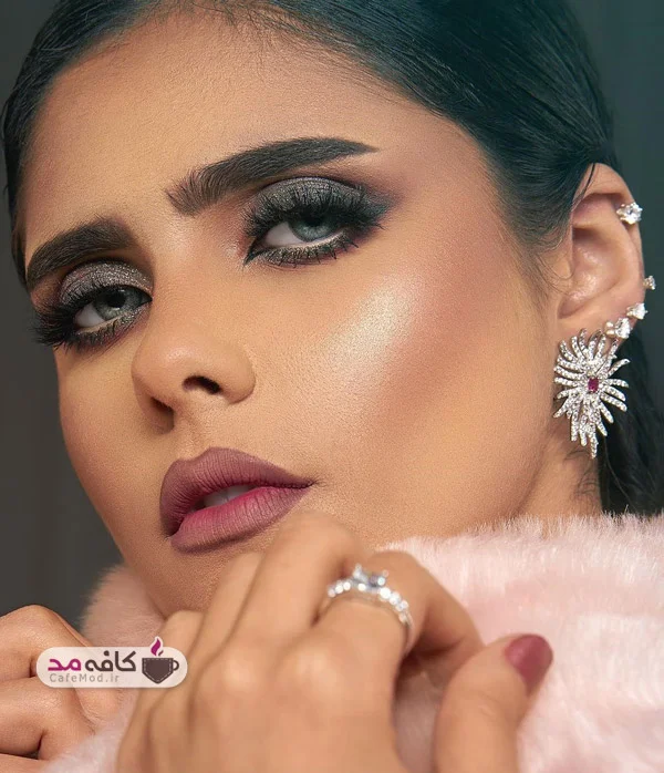 مدل آرایش صورت غلیظ و جذاب