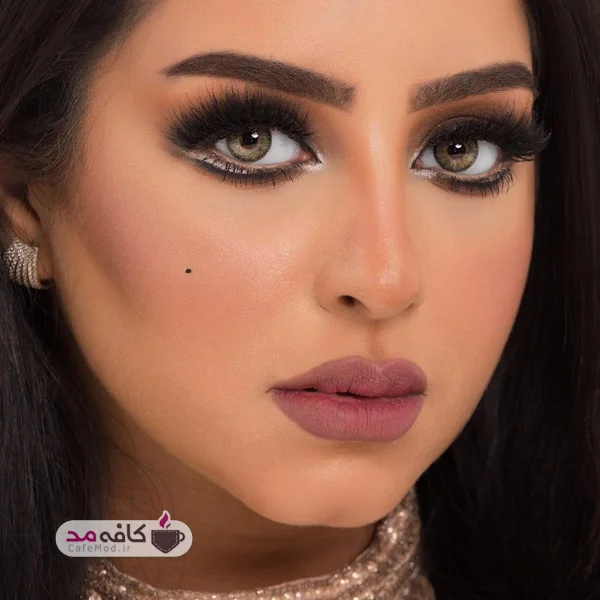 مدل آرایش صورت غلیظ و جذاب