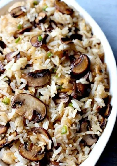 طرز تهیه قارچ پلو