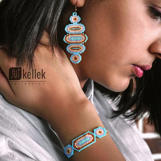 مدل زیورآلات منجوق بافی