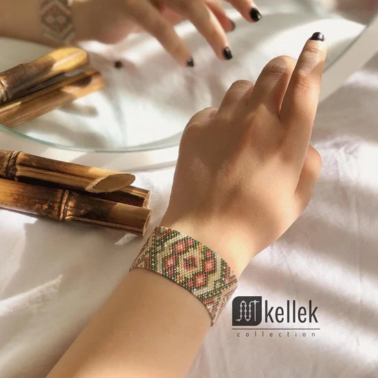مدل زیورآلات منجوق بافی