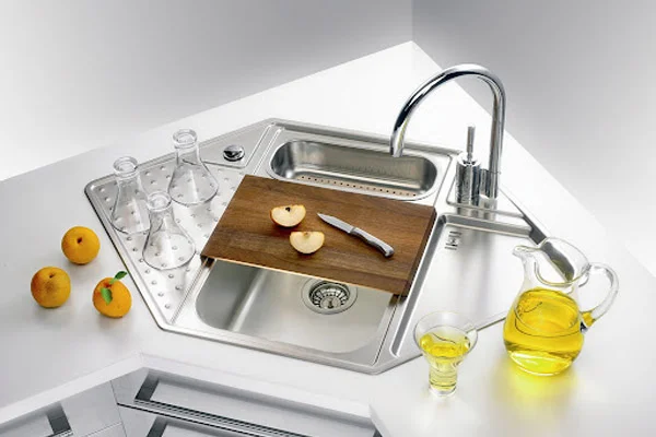 سینک آشپزخانه مناسب برای فضاهای کوچک