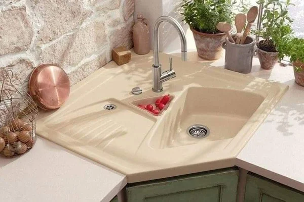 سینک آشپزخانه مناسب برای فضاهای کوچک