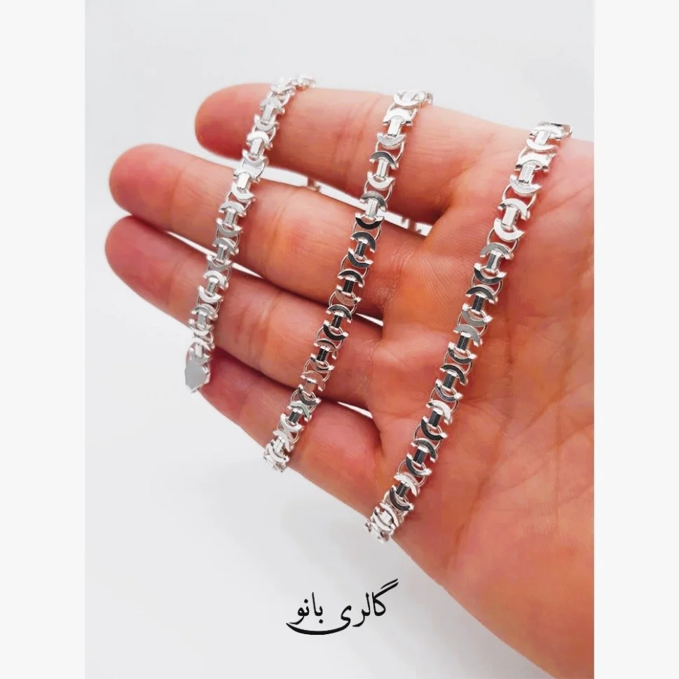 گردبند نقره مردانه